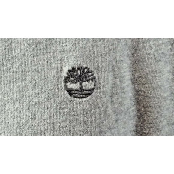 Timberland Heather Gray Mock Neck soft l33pb22 - Picture 2 of 4